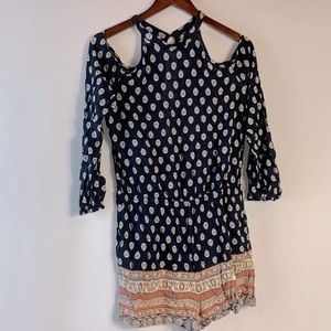 Long Sleeve- Off the Shoulder Shorts Romper/Jumpsuit For Women